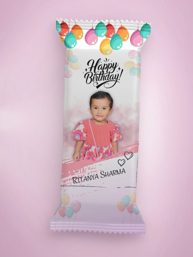 Return gifts for birthday kids, Customised chocolates for return gifts