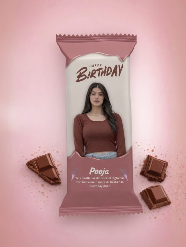 Customised chocolate wrapper | Personalised kitkat chocolate