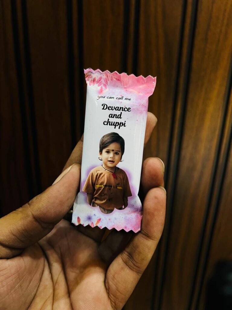 customised chocolate wrappers